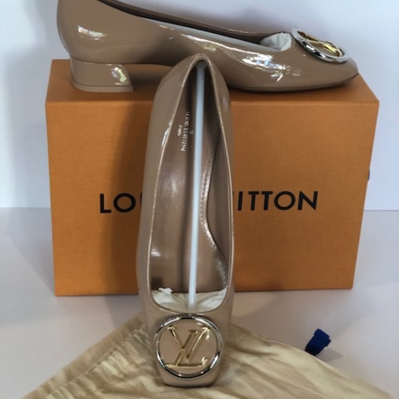 NEW Louis Vuitton Patent Signature Logo - Kid Heal - Picture 2 of 8